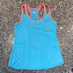 Hind size small tank vibrant colors